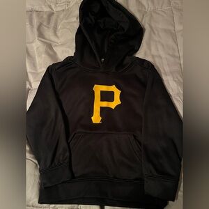 Pittsburgh Pirates size 4 toddler small… Black Hoodie with Yellow 'P' Logo